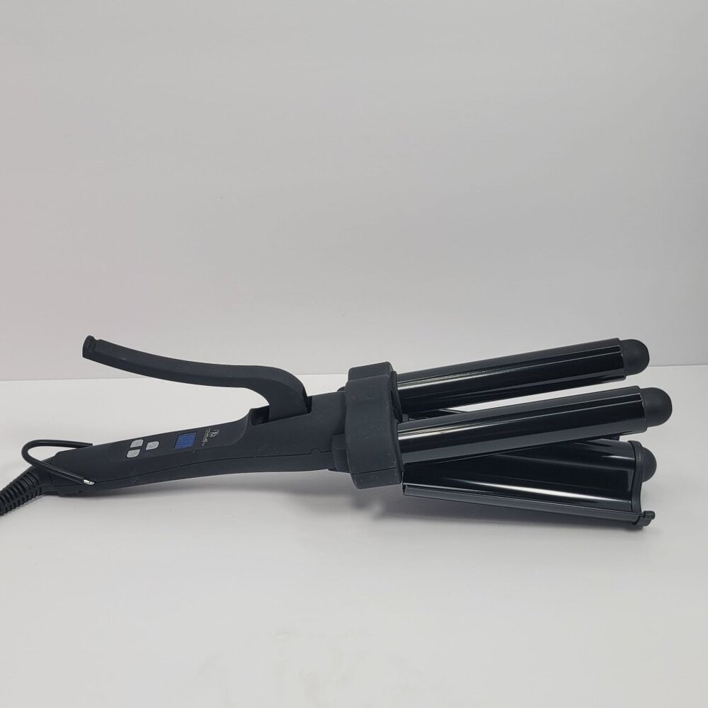 Royale Pro Hair Styling Technology SW001 Black Triple Barrel Hair Waver Curler - Picture 3 of 12